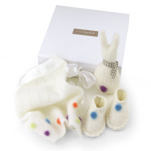 luxury cashmere gift set for baby