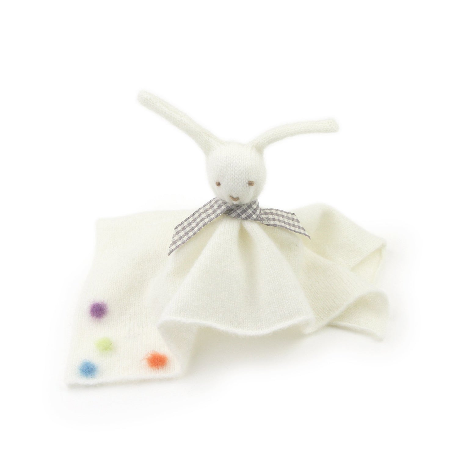 cashmere bunny rabbit baby comforter